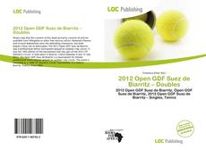 2012 Open GDF Suez de Biarritz – Doubles kitap kapağı