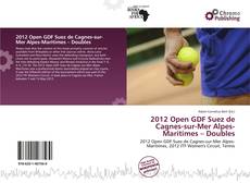 2012 Open GDF Suez de Cagnes-sur-Mer Alpes-Maritimes – Doubles的封面