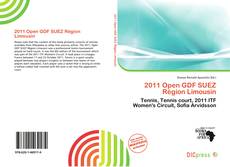 2011 Open GDF SUEZ Région Limousin的封面