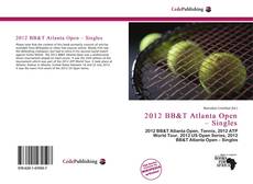 Buchcover von 2012 BB&T Atlanta Open – Singles