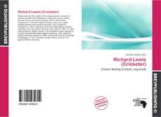 Richard Lewis (Cricketer) kitap kapağı