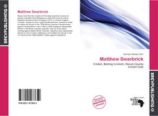 Borítókép a  Matthew Swarbrick - hoz