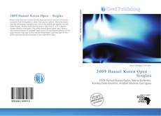 Bookcover of 2009 Hansol Korea Open – Singles