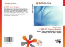 Bookcover of 2009 HP Open – Singles