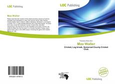 Bookcover of Max Waller