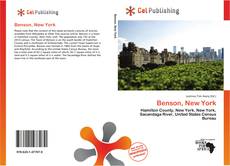 Portada del libro de Benson, New York