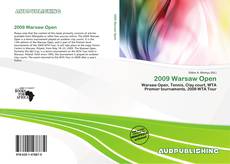 Bookcover of 2009 Warsaw Open