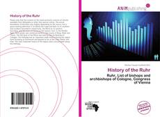 Portada del libro de History of the Ruhr