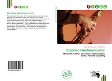 Stephen Nachmanovitch kitap kapağı