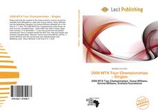 Buchcover von 2009 WTA Tour Championships – Singles