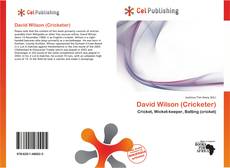 Buchcover von David Wilson (Cricketer)