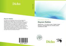 Capa do livro de Dayron Robles 