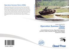 Portada del libro de Operation Summer Rains (2006)