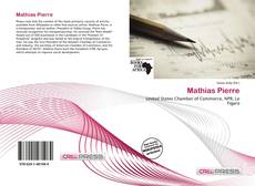 Capa do livro de Mathias Pierre 