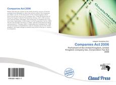 Bookcover of Companies Act 2006