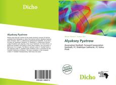 Capa do livro de Alyaksey Pyatrow 