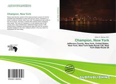 Champion, New York kitap kapağı