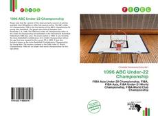 Buchcover von 1996 ABC Under-22 Championship