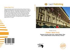 Buchcover von Caton, New York