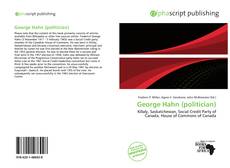 Portada del libro de George Hahn (politician)