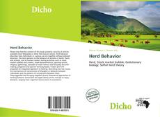 Capa do livro de Herd Behavior 