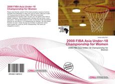 Capa do livro de 2008 FIBA Asia Under-18 Championship for Women 