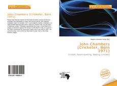 Buchcover von John Chambers (Cricketer, Born 1971)