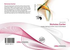 Capa do livro de Nicholas Carlier 