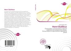 Portada del libro de Henri Dutilleux