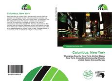 Portada del libro de Columbus, New York