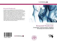 Portada del libro de Krzysztof Penderecki