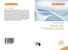 Couverture de Thomas Box