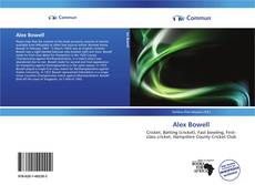 Portada del libro de Alex Bowell