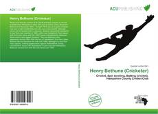 Henry Bethune (Cricketer) kitap kapağı