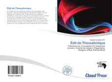 Portada del libro de Édit de Thessalonique