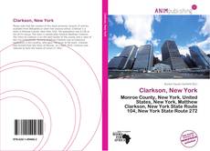 Capa do livro de Clarkson, New York 