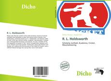 Bookcover of R. L. Holdsworth