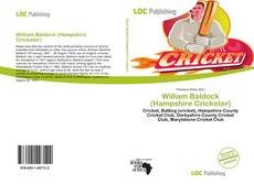 William Baldock (Hampshire Cricketer) kitap kapağı