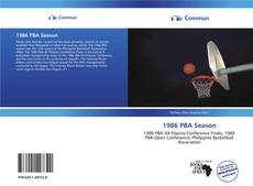 1986 PBA Season kitap kapağı