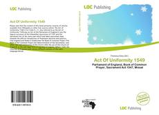 Copertina di Act Of Uniformity 1549