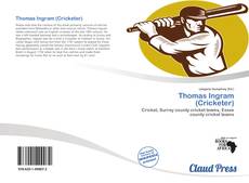 Bookcover of Thomas Ingram (Cricketer)