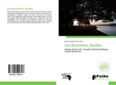 Capa do livro de Lac-Bouchette, Quebec 