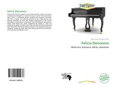 Capa do livro de Felicia Donceanu 