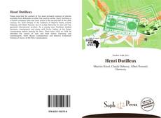 Henri Dutilleux kitap kapağı