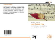 Capa do livro de Jean-Claude Éloy 