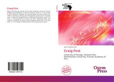 Capa do livro de Craig First 