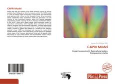 CAPRI Model kitap kapağı