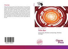 Bookcover of Title Bar