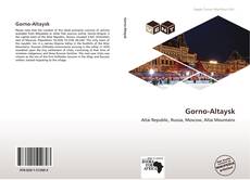 Bookcover of Gorno-Altaysk
