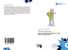 Buchcover von André Alerme